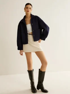 COMMENSE Casual Pockets Button Jacket* Outerwear|Jackets