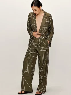 COMMENSE Casual Printed Lapel Shirt* Blouses & Shirts|Matching Sets