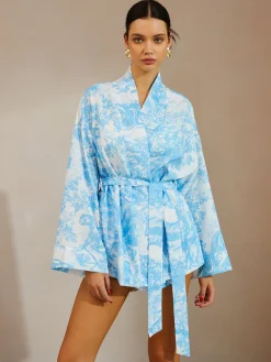 COMMENSE Casual Printed Shorts Set With Belt* Shorts Sets|Shorts
