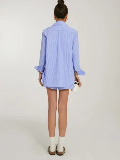 COMMENSE Casual Striped Shorts Set* Shorts Sets|Shorts