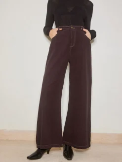 COMMENSE Casual Wide-Leg Denim Pants* Jeans|Pants