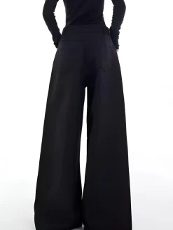 COMMENSE Casual Wide-Leg Thin Pants* Pants|Bottoms