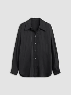 COMMENSE Charlotte Oversized Button Up Collared Shirt* Blouses & Shirts|Tops