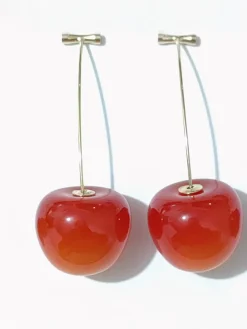 COMMENSE Charming Cherry Earrings* Earrings|Accessories