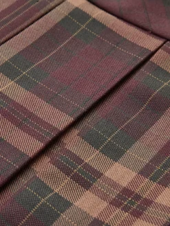 COMMENSE Checked Pleated Mini Skirt* Skirts|Bottoms