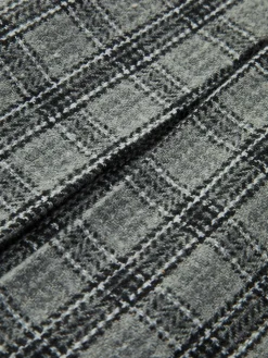 COMMENSE Checked Pleated Zipper Mini Skirt* Skirts|Bottoms