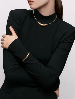 COMMENSE Chic O-Ring Choker Necklace* Necklaces|Accessories