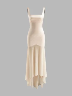COMMENSE Chiffon Panel Cozy Tank Dress* Cocktail & Party Dresses|Summer Dresses