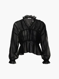 COMMENSE Chiffon Ruffle Detail Blouse* Blouses & Shirts|Tops