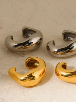 COMMENSE Chunky Hoop Ear Cuff* Earrings|Accessories