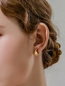COMMENSE Chunky Hoop Earrings* Earrings|Accessories