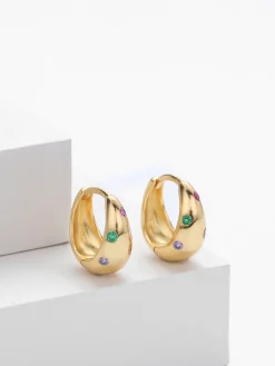 COMMENSE Chunky Hoop Earrings* Earrings|Accessories