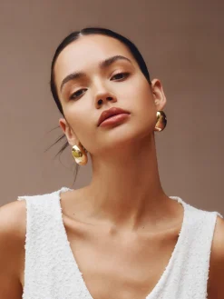 COMMENSE Chunky Teardrop Statement Earrings* Earrings|Accessories