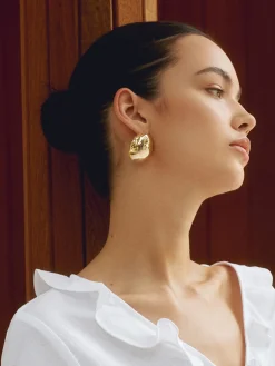 COMMENSE Chunky Teardrop Statement Earrings* Earrings|Accessories