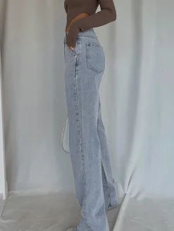 COMMENSE Classic Straight Leg Jeans* Jeans|Pants