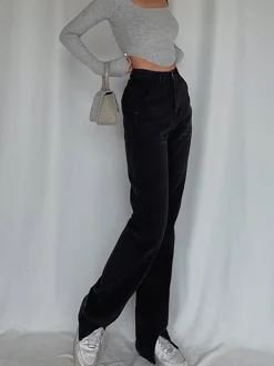 COMMENSE Classic Straight Leg Jeans* Jeans|Pants