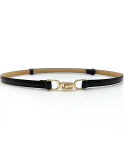 COMMENSE Close Your Eyes Leather Belt* Belts & Chain|Accessories