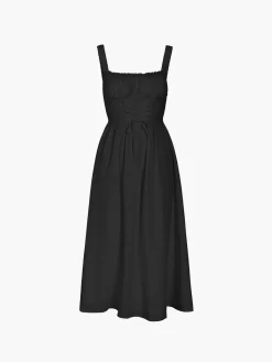 COMMENSE Coastal Cowgirl Corset Long Dress* White Dresses|Casual Dresses