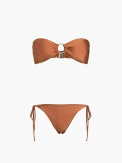 COMMENSE Cocoa Beans Two Piece Bikini Bathing Suit* Swimwear|Tops