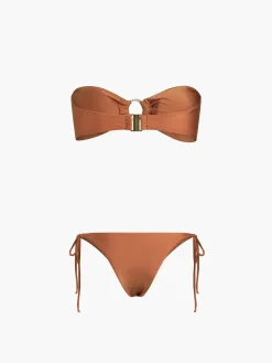 COMMENSE Cocoa Beans Two Piece Bikini Bathing Suit* Swimwear|Tops