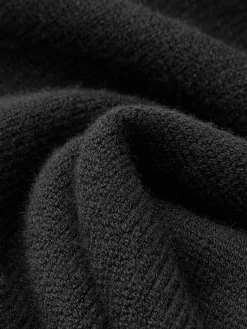 COMMENSE Cold-Shoulder Sweater Dress* Black Dresses|Sweater Dresses