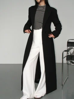 COMMENSE Collar Pocket Blazer Coat* Outerwear|Blazers