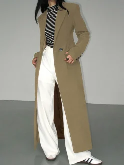 COMMENSE Collar Pocket Blazer Coat* Outerwear|Blazers