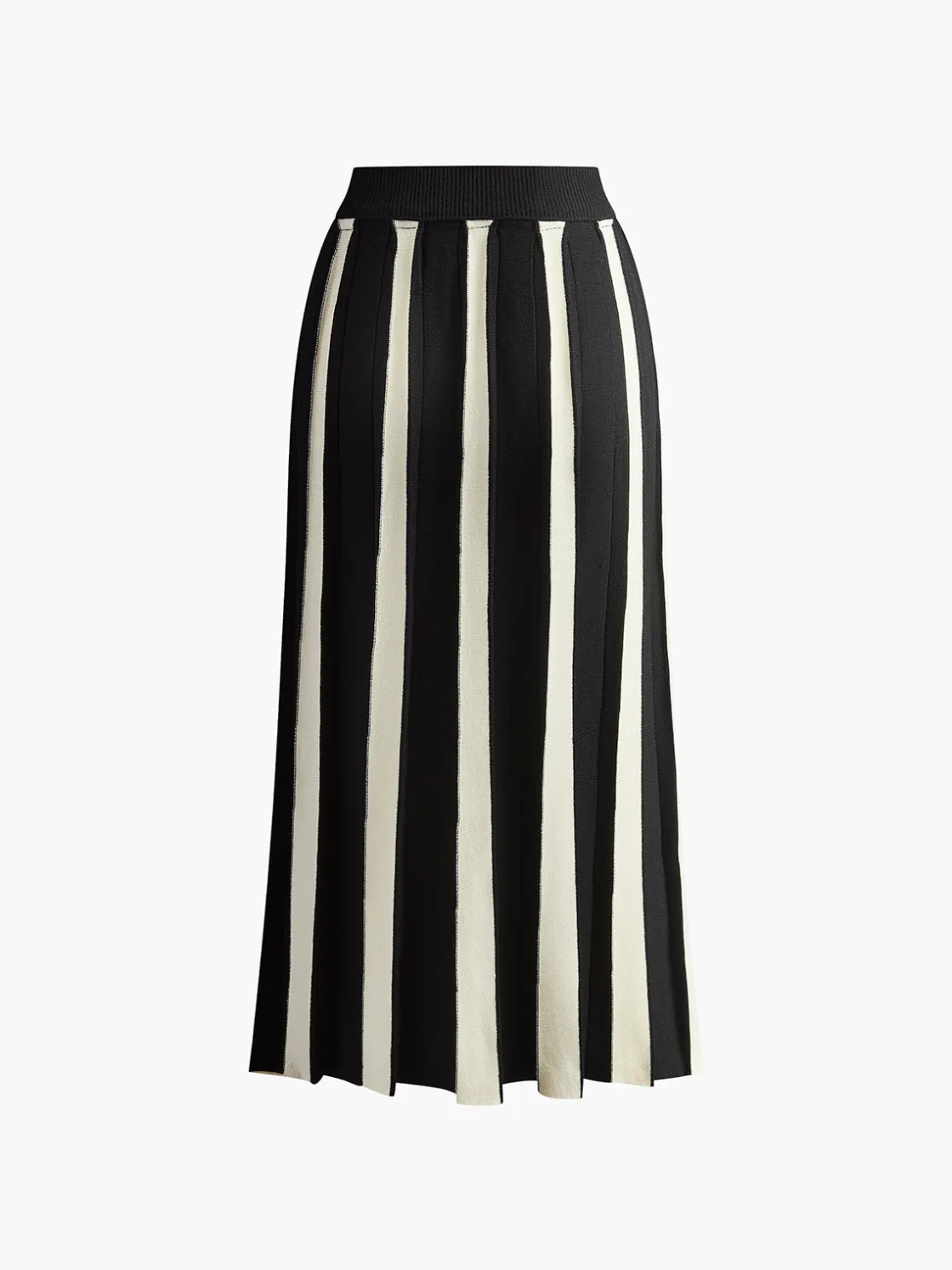 COMMENSE Color Block Knit Midi Skirt* Skirts|Knitwear