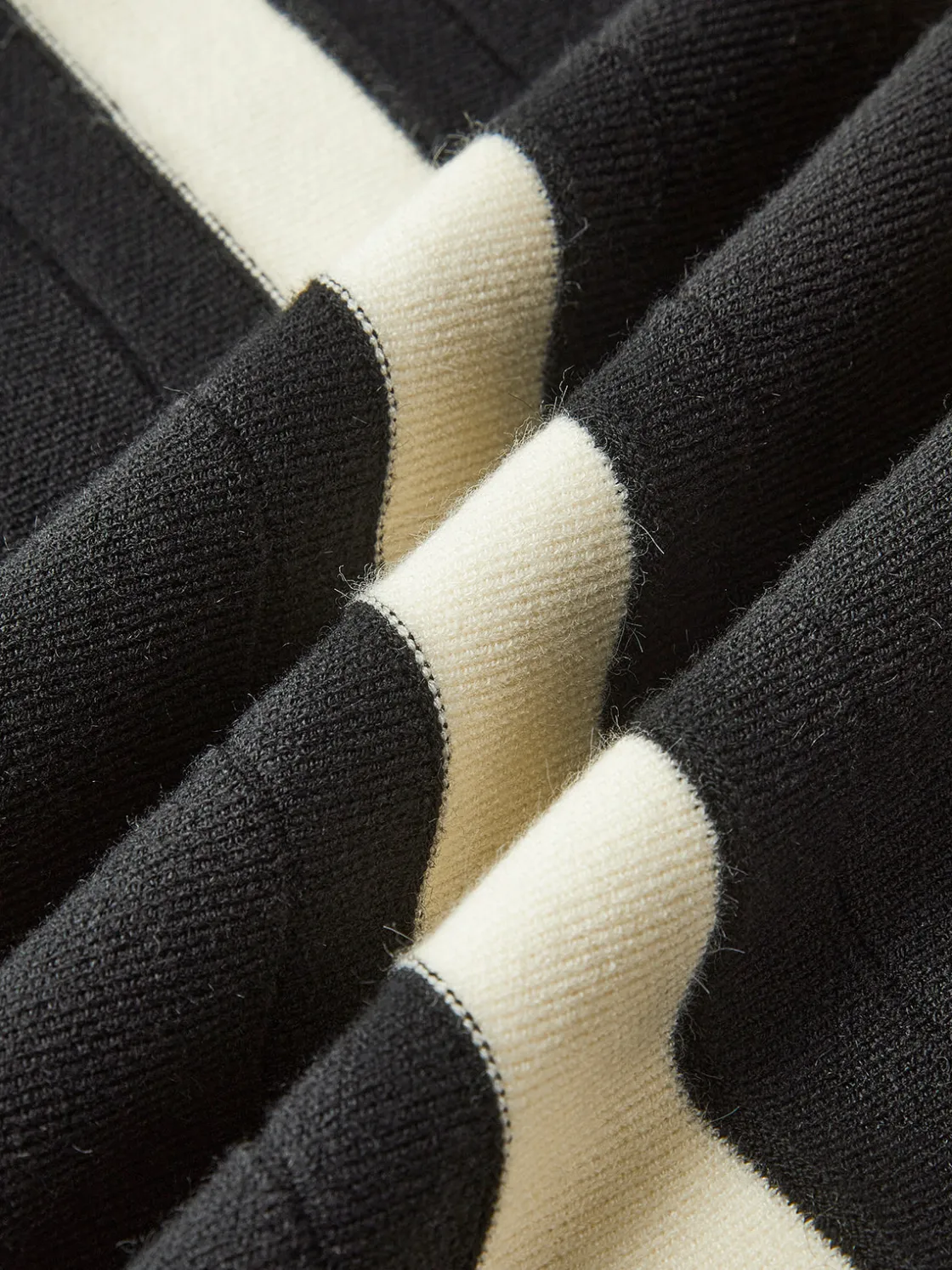 COMMENSE Color Block Knit Midi Skirt* Skirts|Knitwear