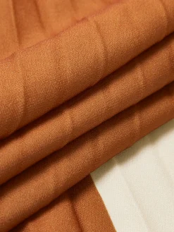 COMMENSE Color Block Pleated Skirt* Skirts|Bottoms