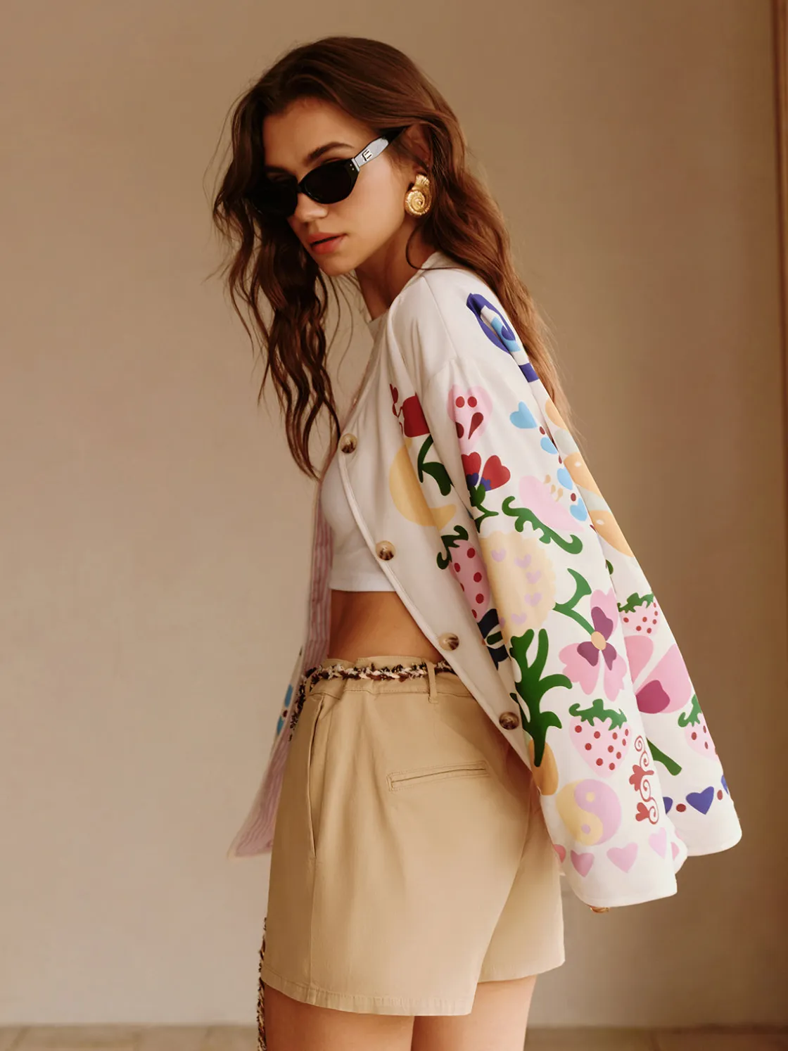 COMMENSE Colorful Printed Charming Winter Coat* Outerwear|Coats