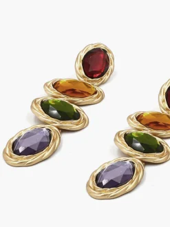 COMMENSE Colorful Rhinestone Earrings* Earrings|Accessories