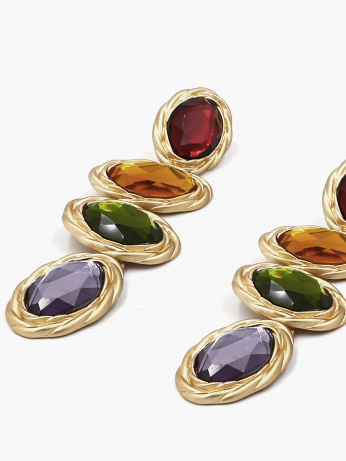 COMMENSE Colorful Rhinestone Earrings* Earrings|Accessories