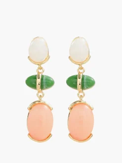 COMMENSE Colorful Rhinestone Pendant Earrings* Earrings|Accessories