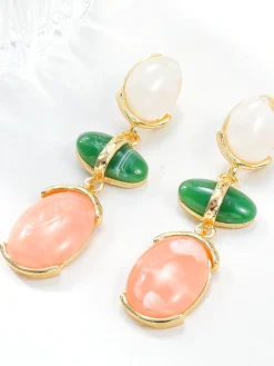 COMMENSE Colorful Rhinestone Pendant Earrings* Earrings|Accessories