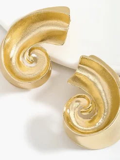 COMMENSE Conch Stud Earrings* Earrings|Accessories
