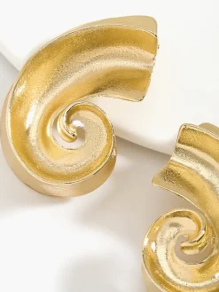 COMMENSE Conch Stud Earrings* Earrings|Accessories