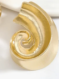 COMMENSE Conch Stud Earrings* Earrings|Accessories