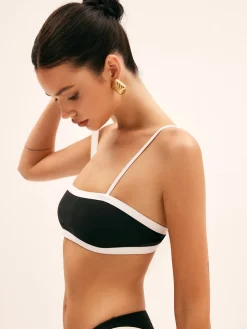 COMMENSE Contrast Binding Bikini Set* Swimwear|Matching Sets