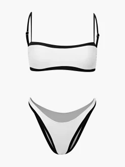COMMENSE Contrast Binding Bikini Set* Swimwear|Matching Sets