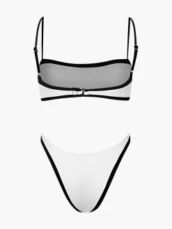 COMMENSE Contrast Binding Bikini Set* Swimwear|Matching Sets