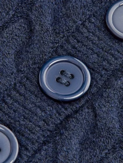 COMMENSE Contrast Binding Button Knit Top* Sweater Tops|Sweaters & Cardigans