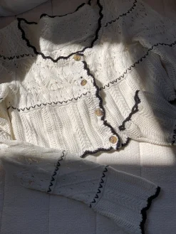 COMMENSE Contrast Binding Knit Cardigan* Cardigans|Sweaters & Cardigans