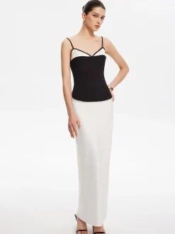 COMMENSE Contrast Binding Lace Trim Cami Top* Tank Tops & Camis|Tops