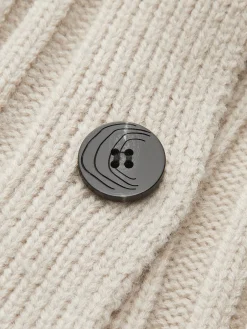 COMMENSE Contrast Button Ribbed Cardigan* Cardigans|Sweaters & Cardigans