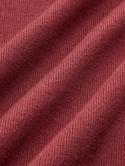 COMMENSE Contrast Ruffle Slim Dress* Casual Dresses|Work Dresses