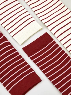 COMMENSE Contrast Striped Stacking Socks* Socks & Tights|Accessories