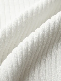 COMMENSE Contrast Trim Bow Crop Sweater Vest* Sweater Vests|Sweaters & Cardigans