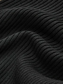 COMMENSE Contrast Trim Double-Zipper Knit Top* Sweater Tops|Sweaters & Cardigans