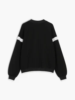 COMMENSE Contrast Trim Oversized Sweatshirt* Sweatshirts & Hoodies|Tops